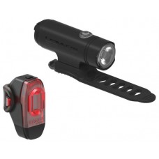 Комплект світла Lezyne CLASSIC DRIVE / KTV PAIR Чорний матовий/Чорний 500/10 люменівів Y13