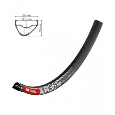 Обід DT SWISS XR 361 27x225 DISK BRAKE 28отв.